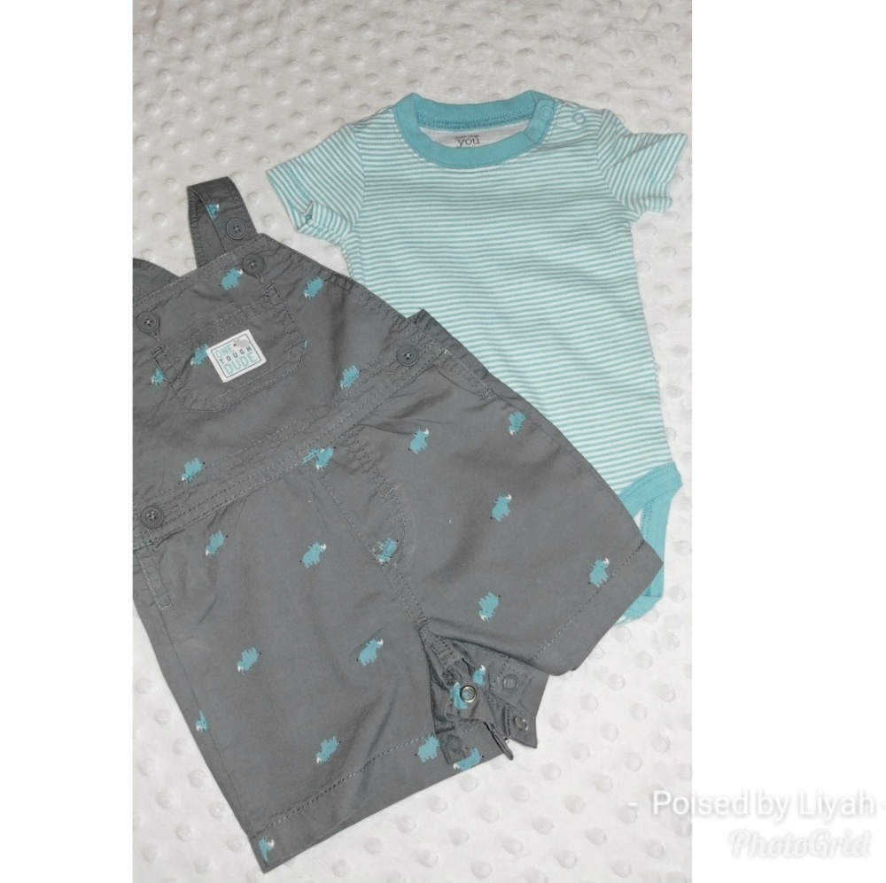 Carter's 2- piece boy Set 3 Months - Picture 1 of 4